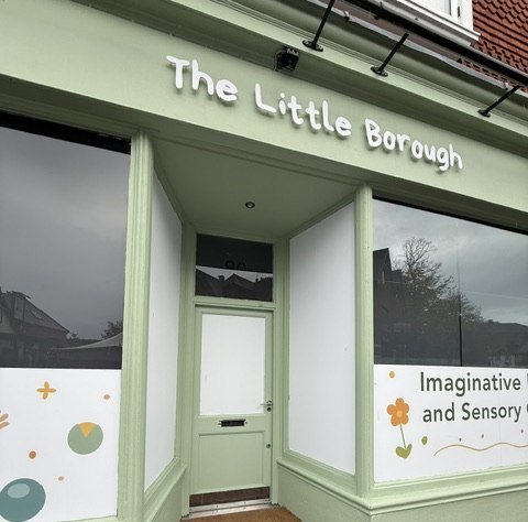 The Little Borough shopfront at 90 Church Street, Weybridge